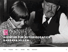 Tablet Screenshot of ihre-biografie.com